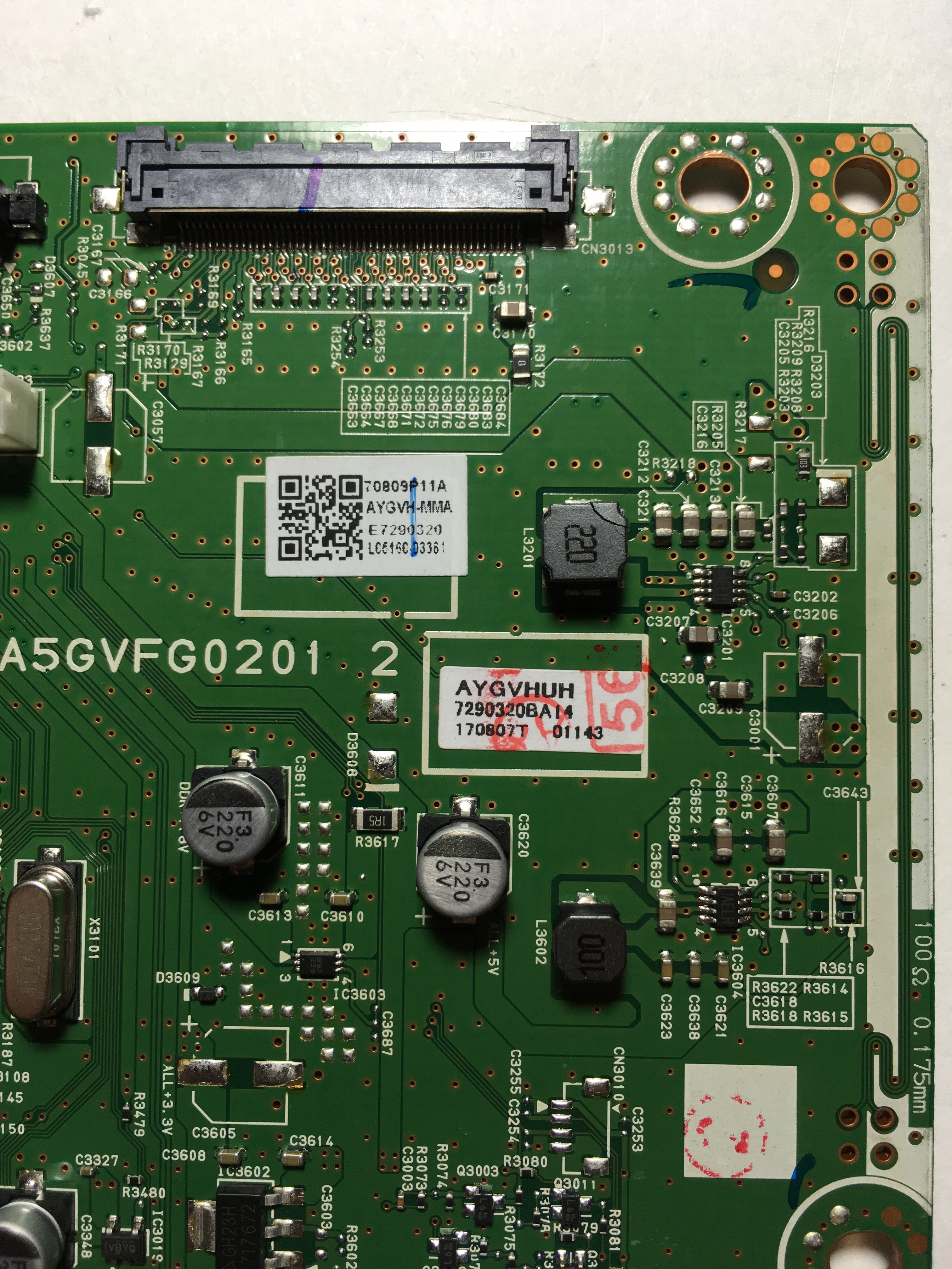 Sanyo AYGVHMMA-001 Main Board for FW43D25F B (DS4 serial)