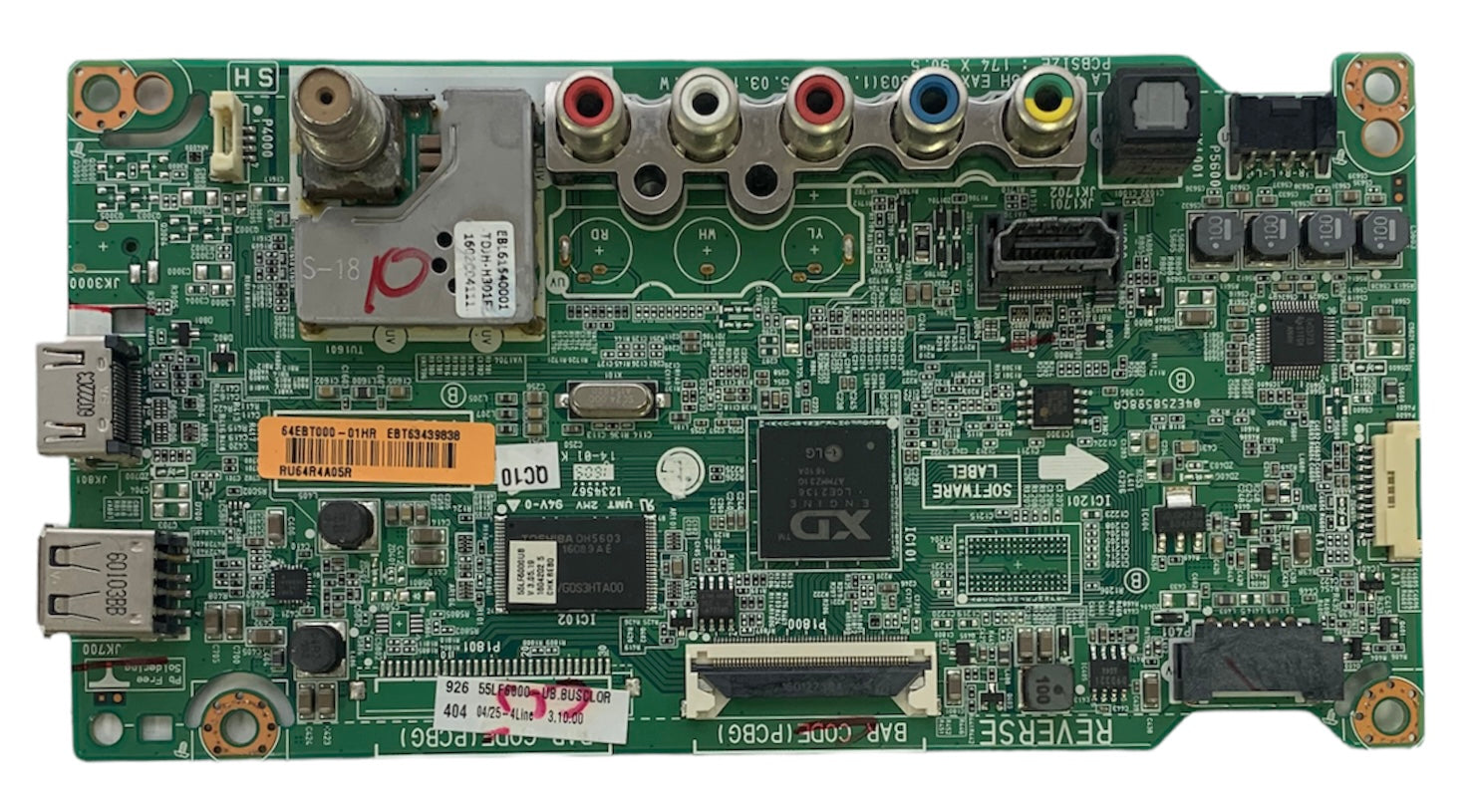 LG EBT63439838 Main Board for 55LF6000-UB.BUSCLOR