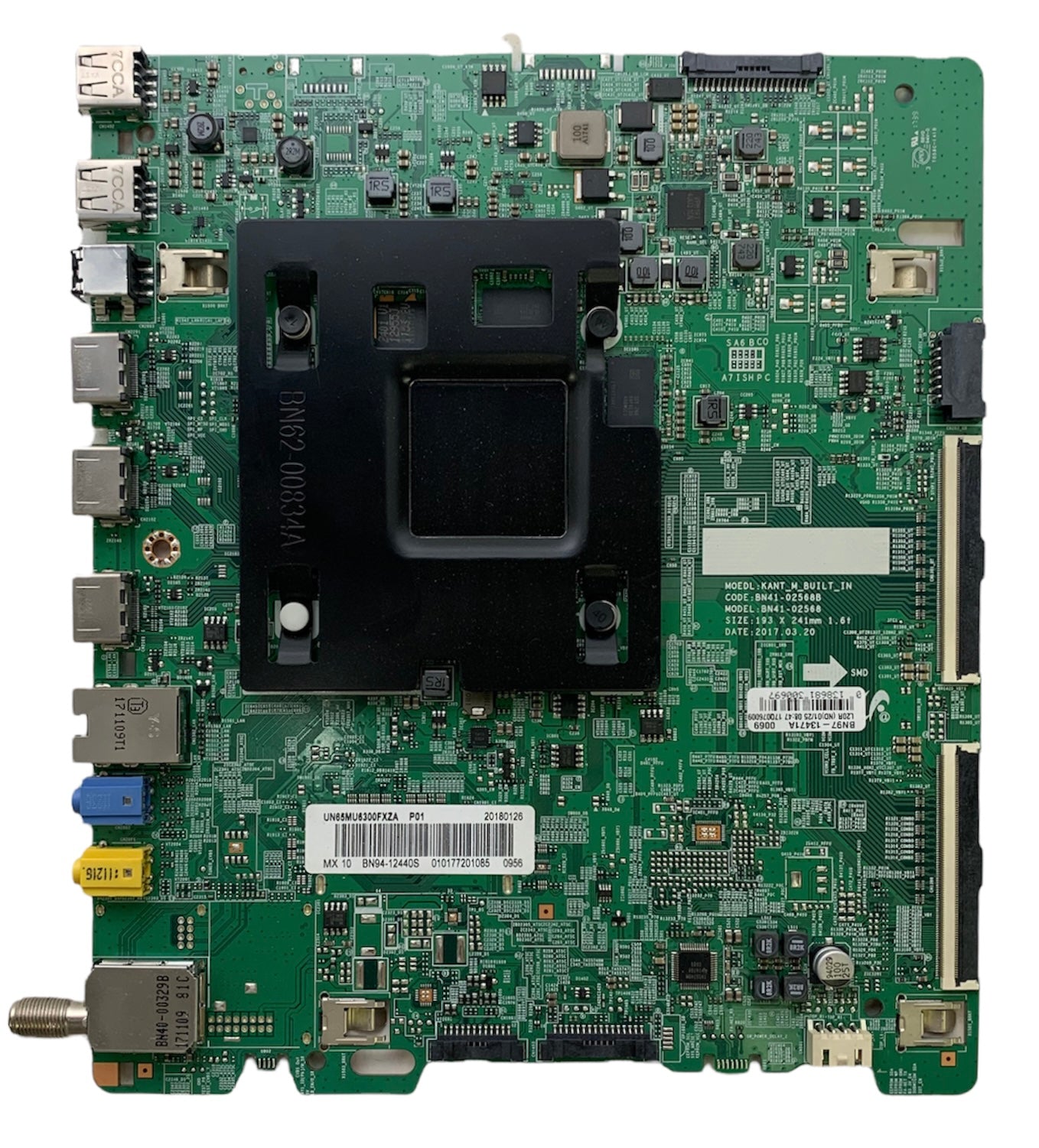 Samsung BN94-12440S Main Board for UN65MU6300FXZA (Version DB06)