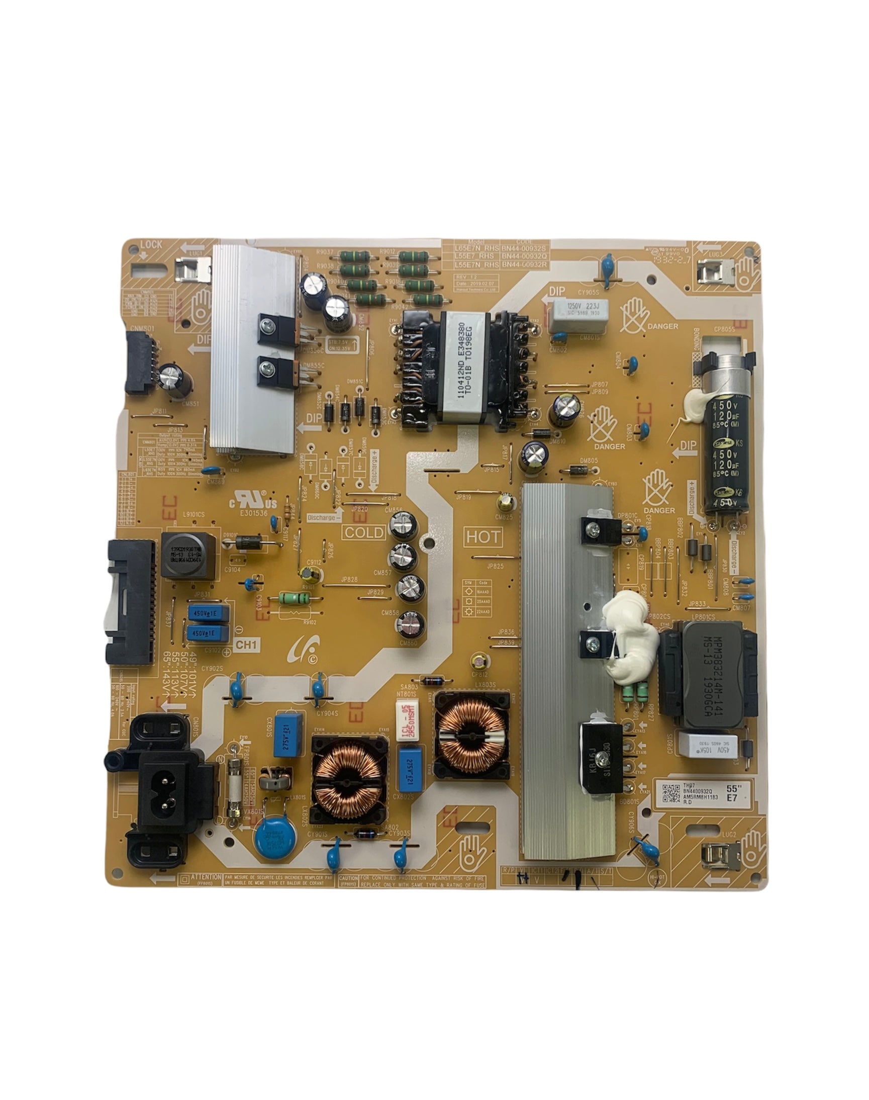 Samsung BN44-00932Q Power Supply / LED Board