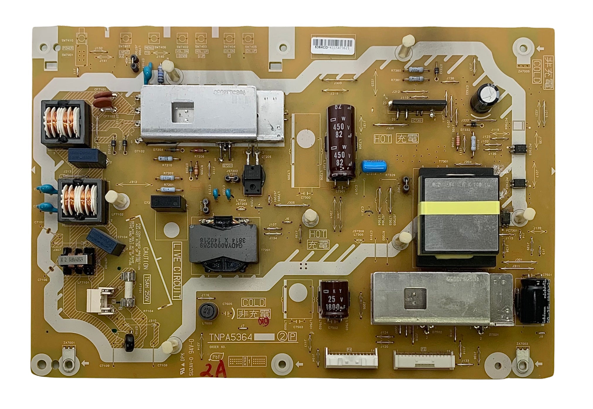 Panasonic TXN/P1MWUU (TNPA5364CD) P Board for TC-L42E3