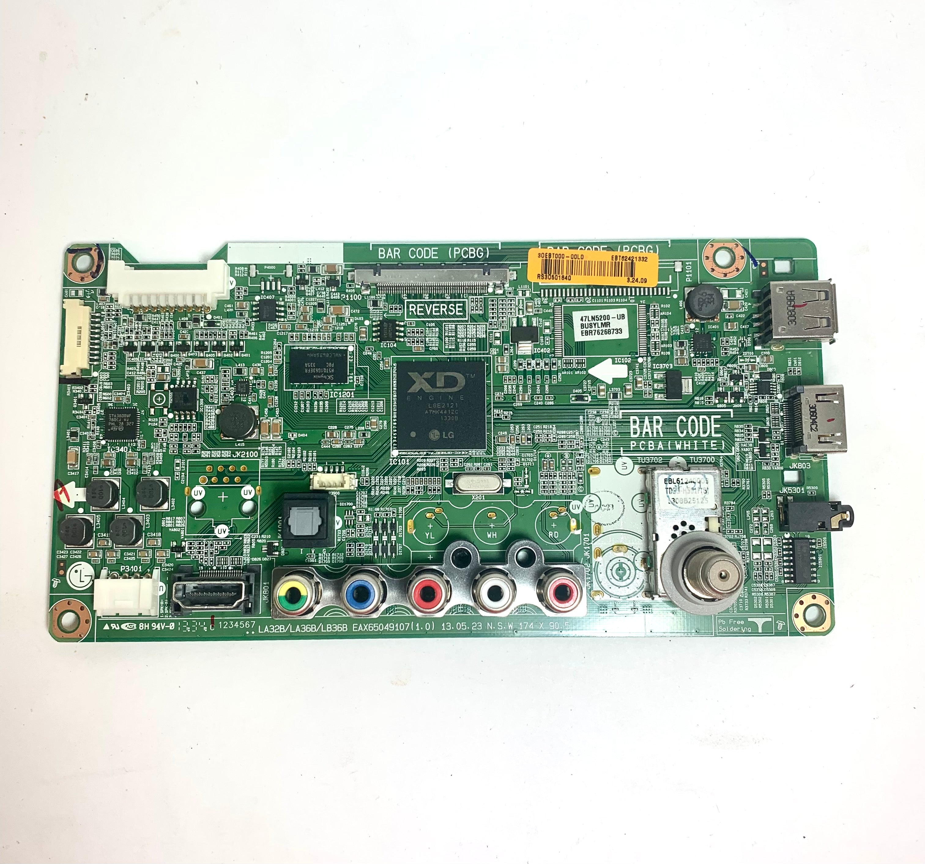 LG EBT62421332 Main Board for 47LN5200-UB.BUSYLMR