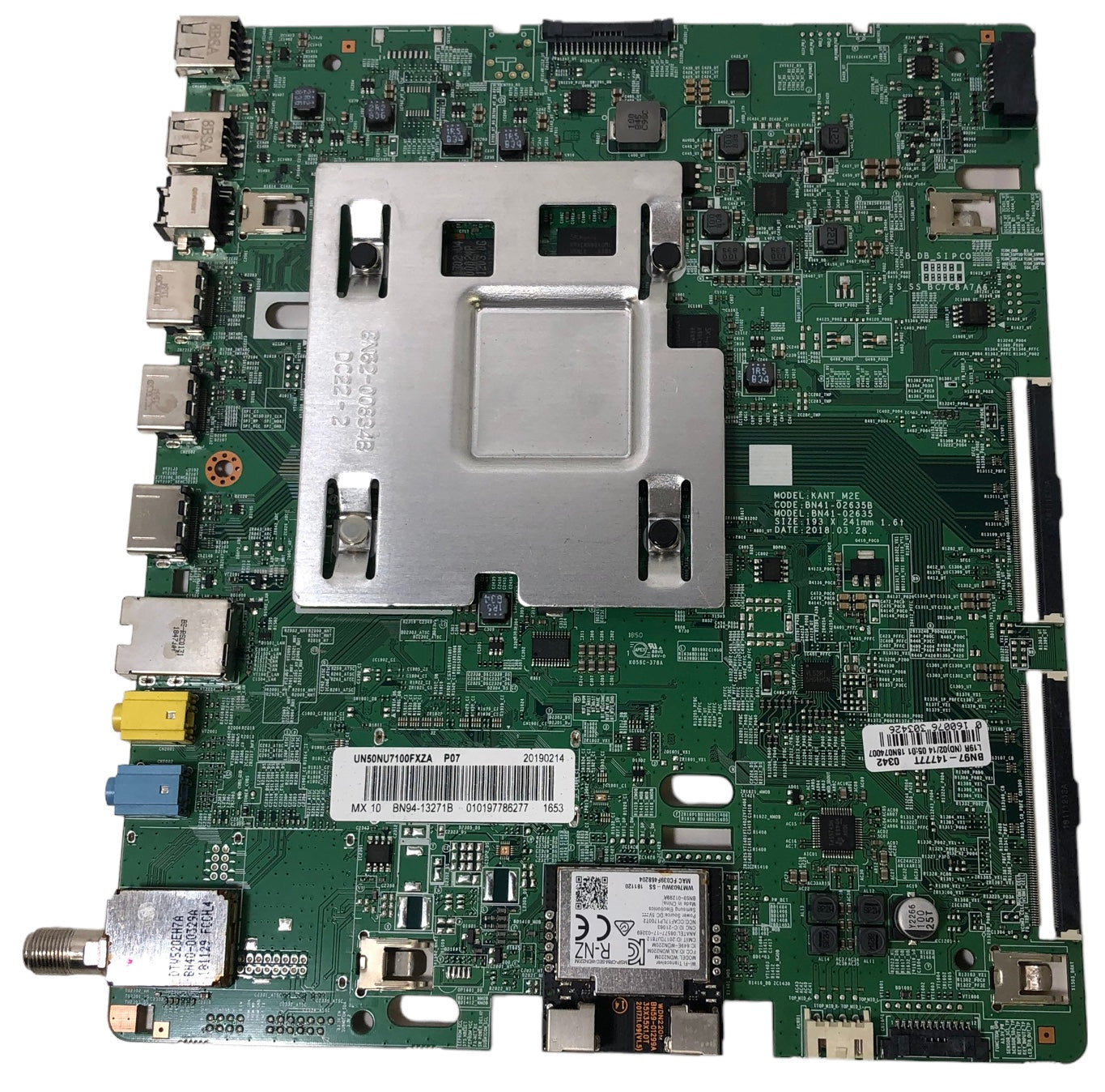 Samsung BN94-13271B Main Board for UN50NU7100FXZA (Version AD06)