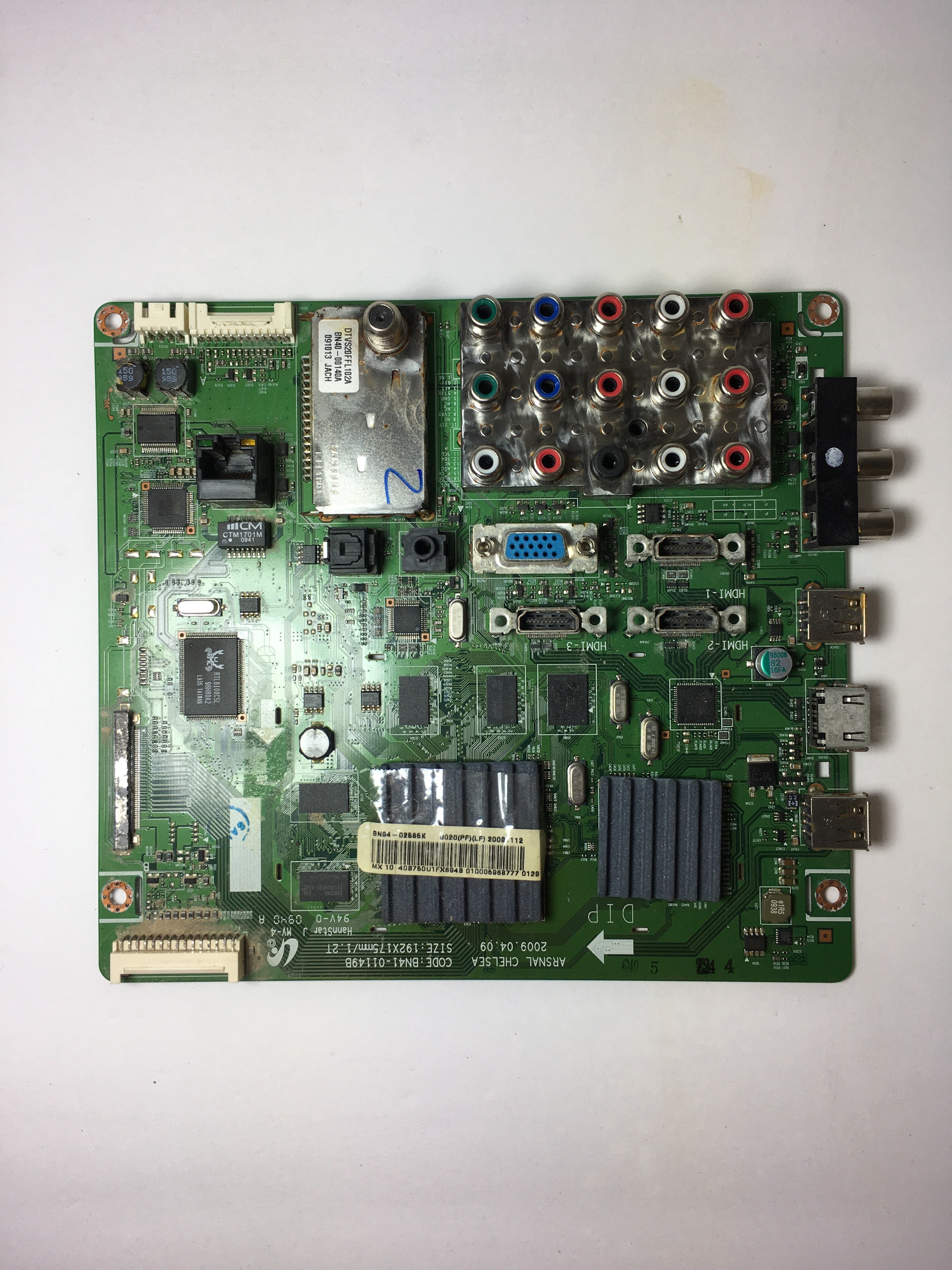 Samsung BN94-02585K Main Board for LN40B750U1FXZA