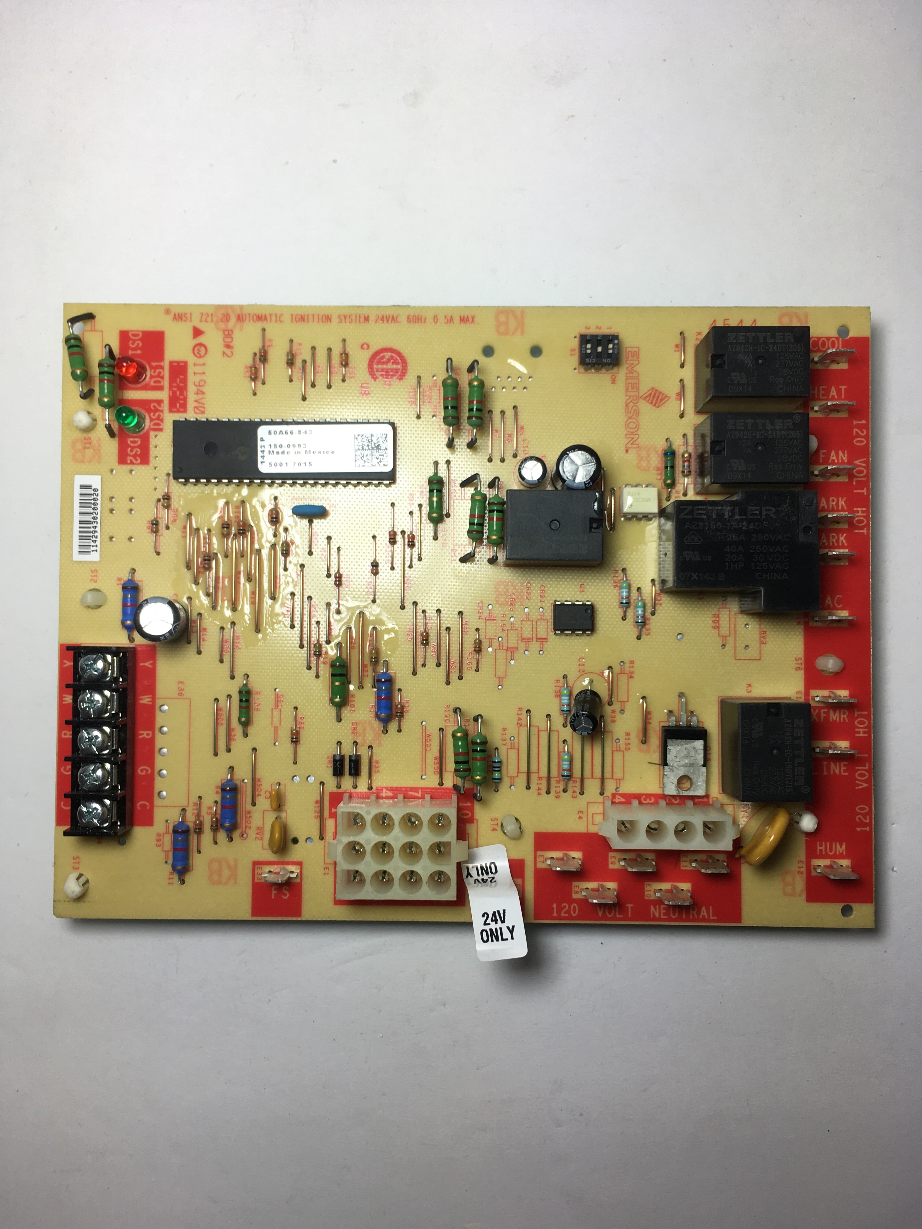 Lennox White-Rodgers 150-0993 Furnace Control Board 50A66-843