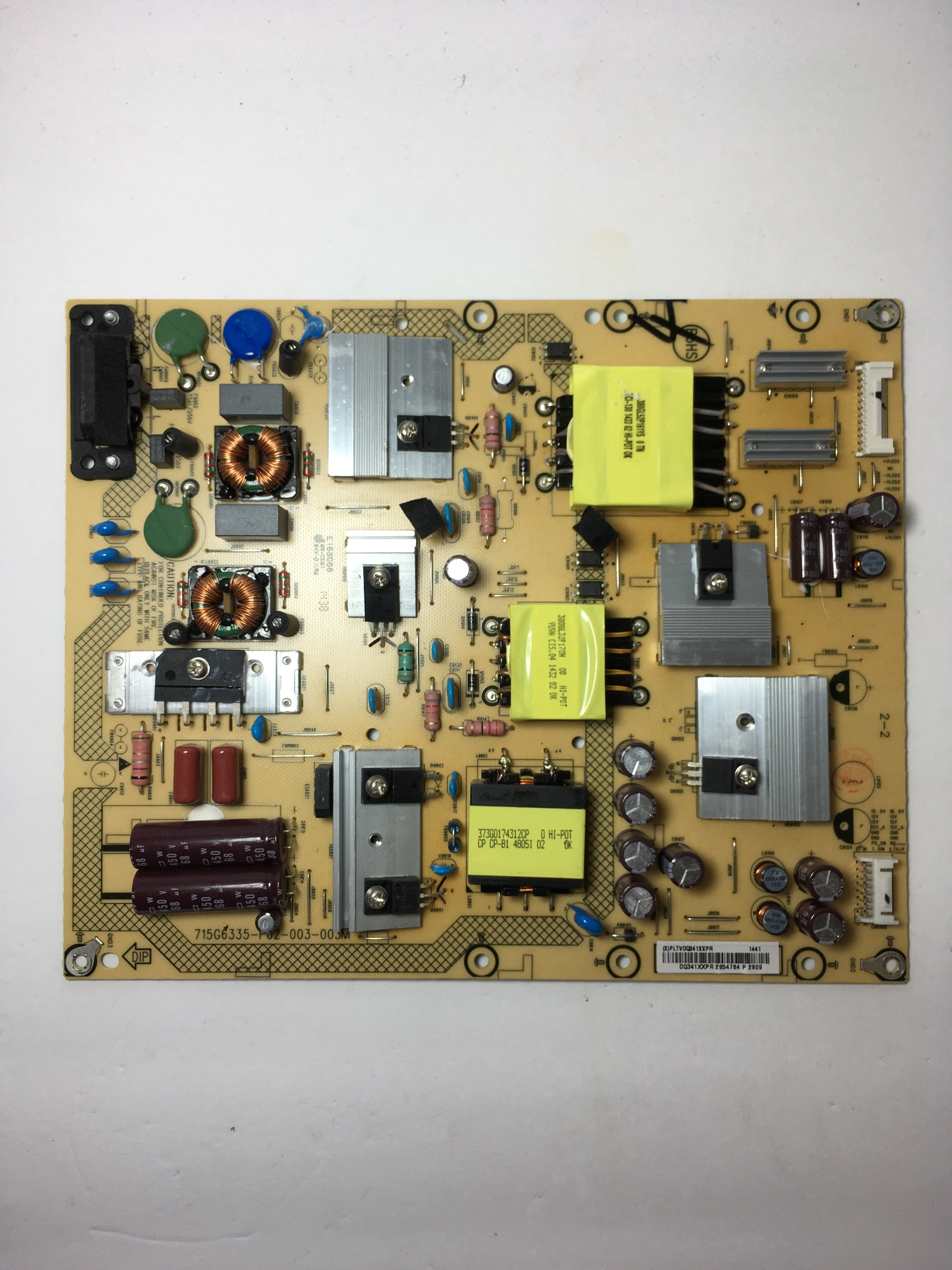 Sharp PLTVDQ341XXPR Power Supply / LED Board for LC-42LB261U