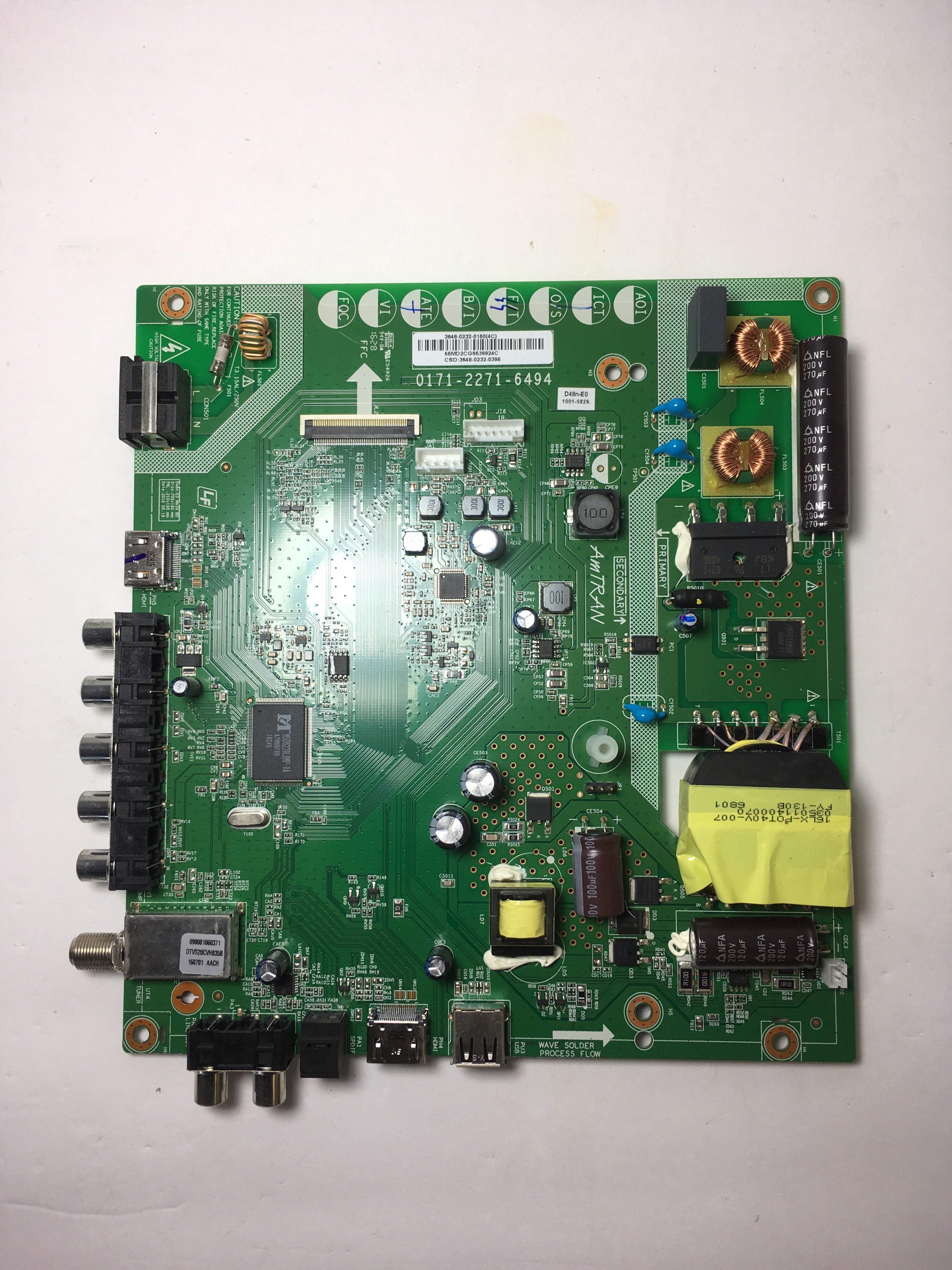 Vizio 3648-0232-0395 Main Board for D48N-E0