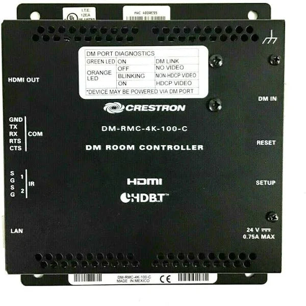 Creston Digital Media 6506567 (DM-RMC-4K-100-C) Audio Visual Control Module